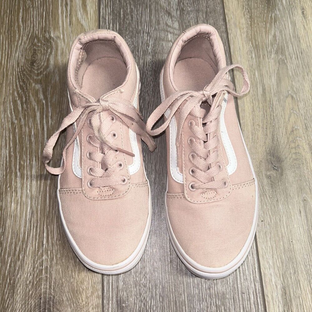 Vans Old Skool Low Top Pink Skate Sneaker Shoes Missy Girls Kids Youth US Size 3 - Picture 4 of 11